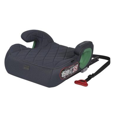 Автокресло-бустер Indigo QuickFix Isofix KBH310 серый-серая сетка 01